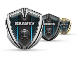 Brabus Metallico Emblema Badge Durevole Tocco Premium